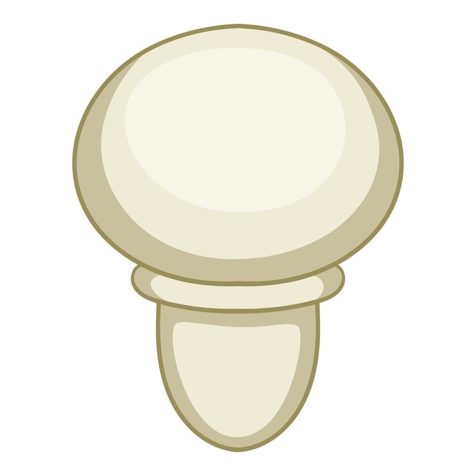 champignon paddestoel icoon, tekenfilm stijl vector