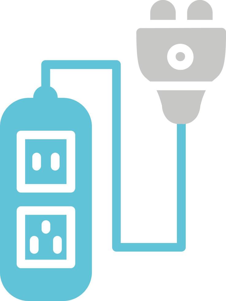 stekkerdoos vector pictogram