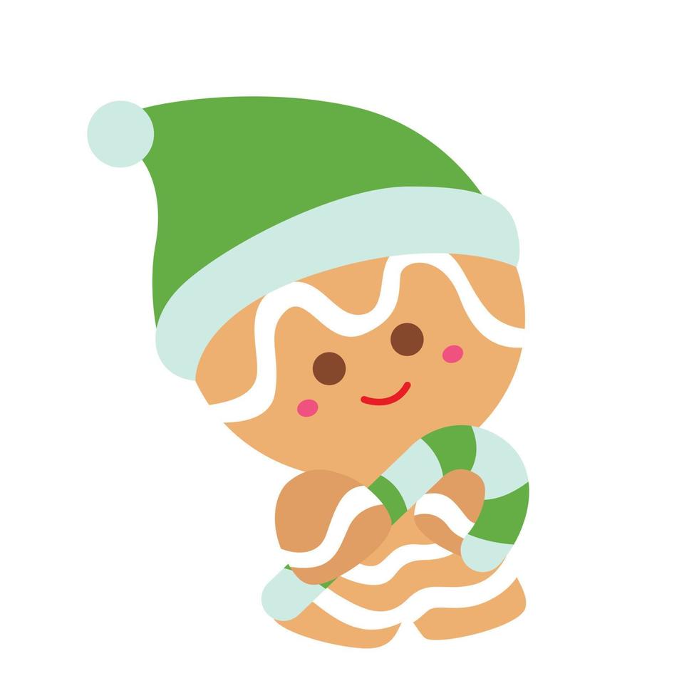 schattig Kerstmis peperkoek koekjes illustratie vector clip art