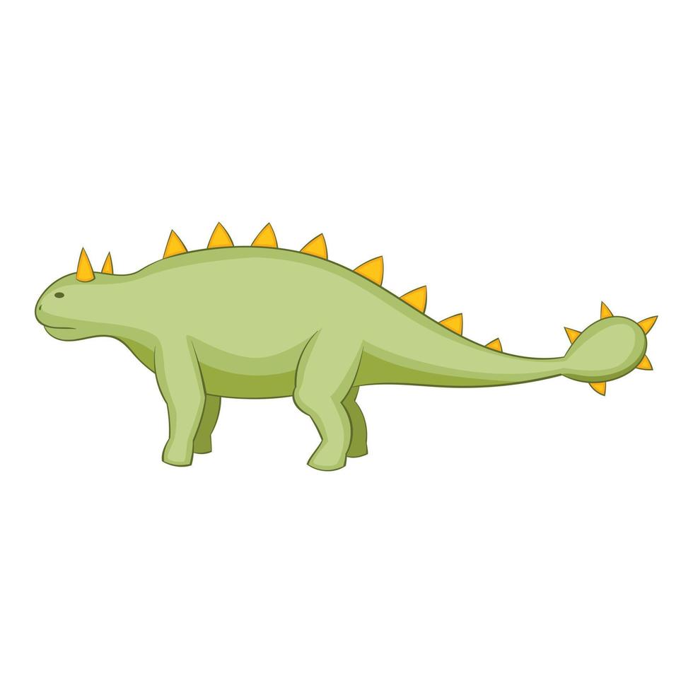 kentrosaurus icoon, tekenfilm stijl vector