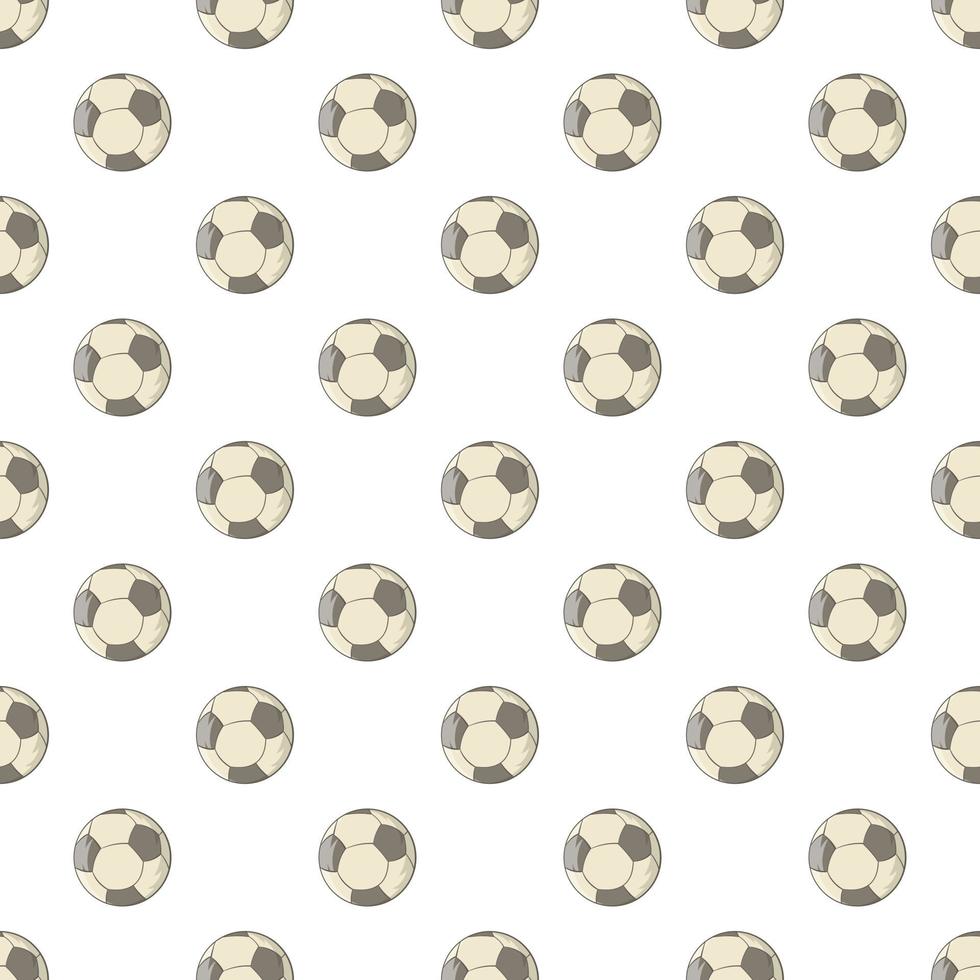 voetbalbalpatroon, cartoonstijl vector