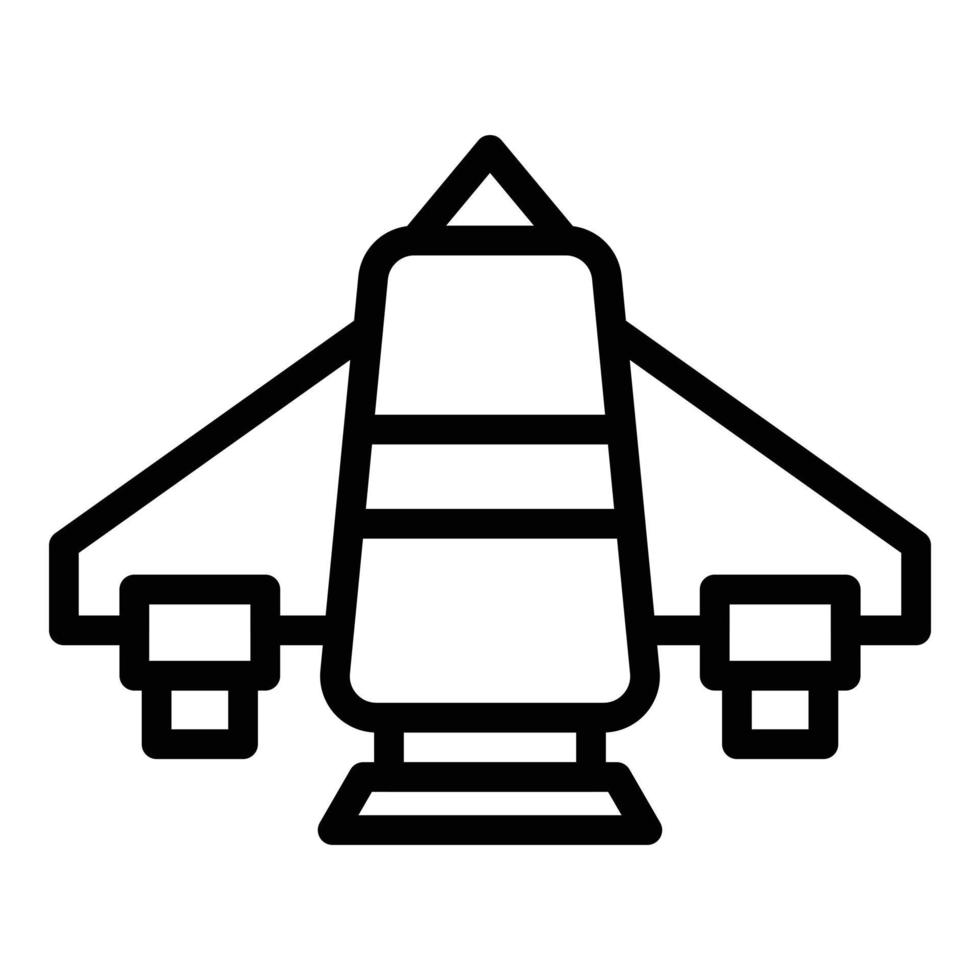 doel jetpack icoon schets vector. boost snelheid vector