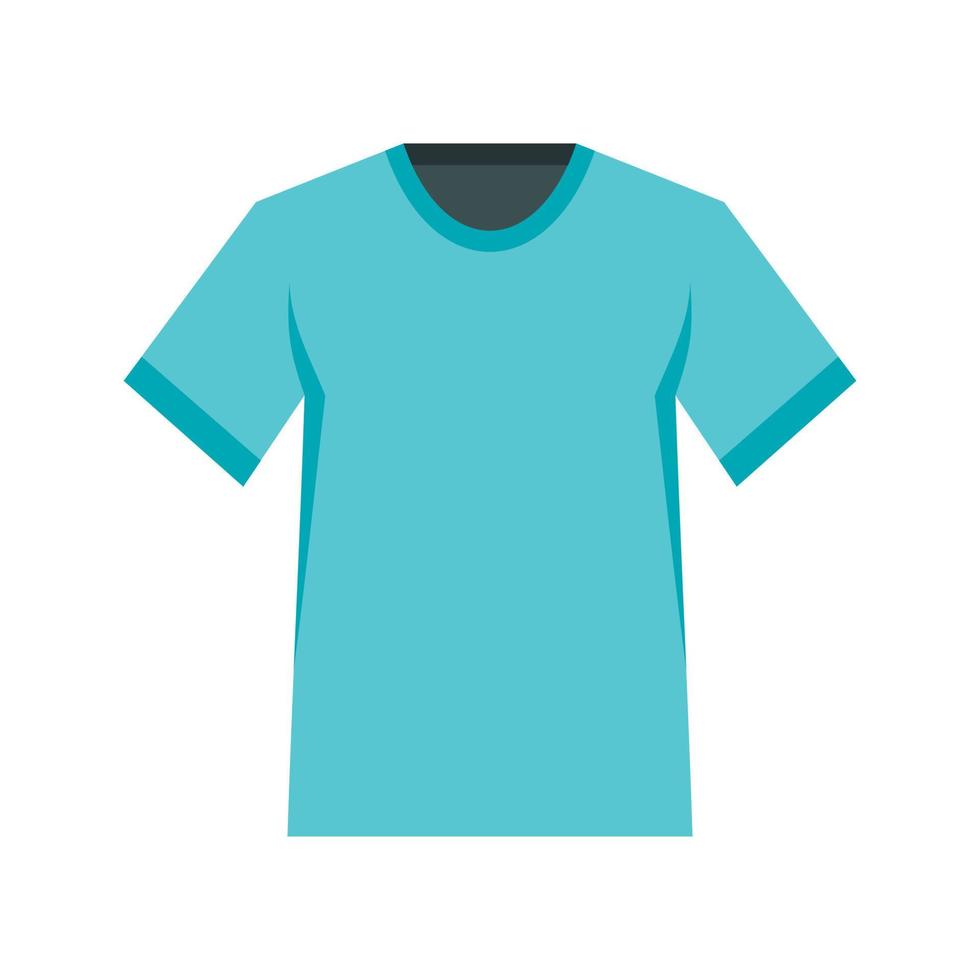 mannen tennis t-shirt icoon, vlak stijl vector