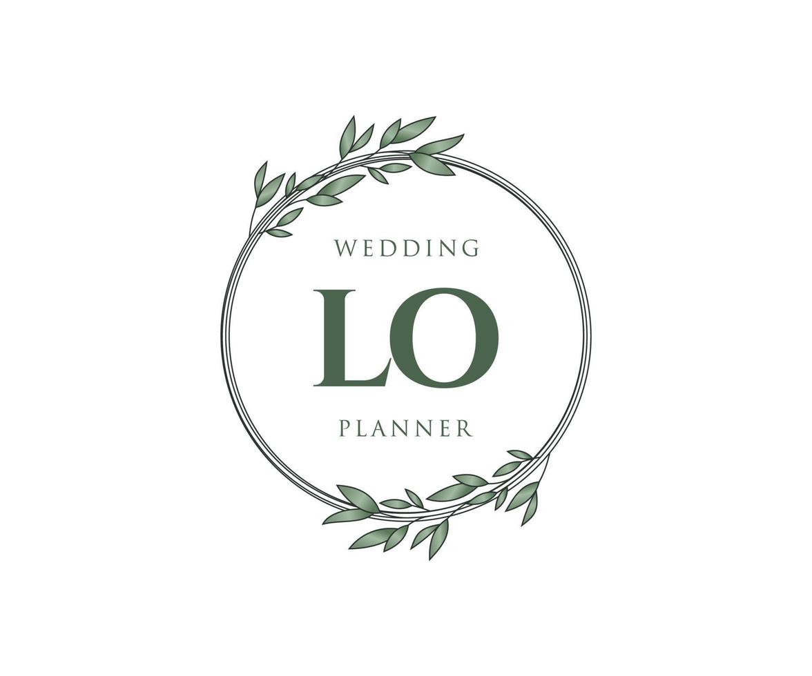 zie initialen brief bruiloft monogram logos verzameling, hand- getrokken modern minimalistisch en bloemen Sjablonen voor uitnodiging kaarten, opslaan de datum, elegant identiteit voor restaurant, boetiek, cafe in vector