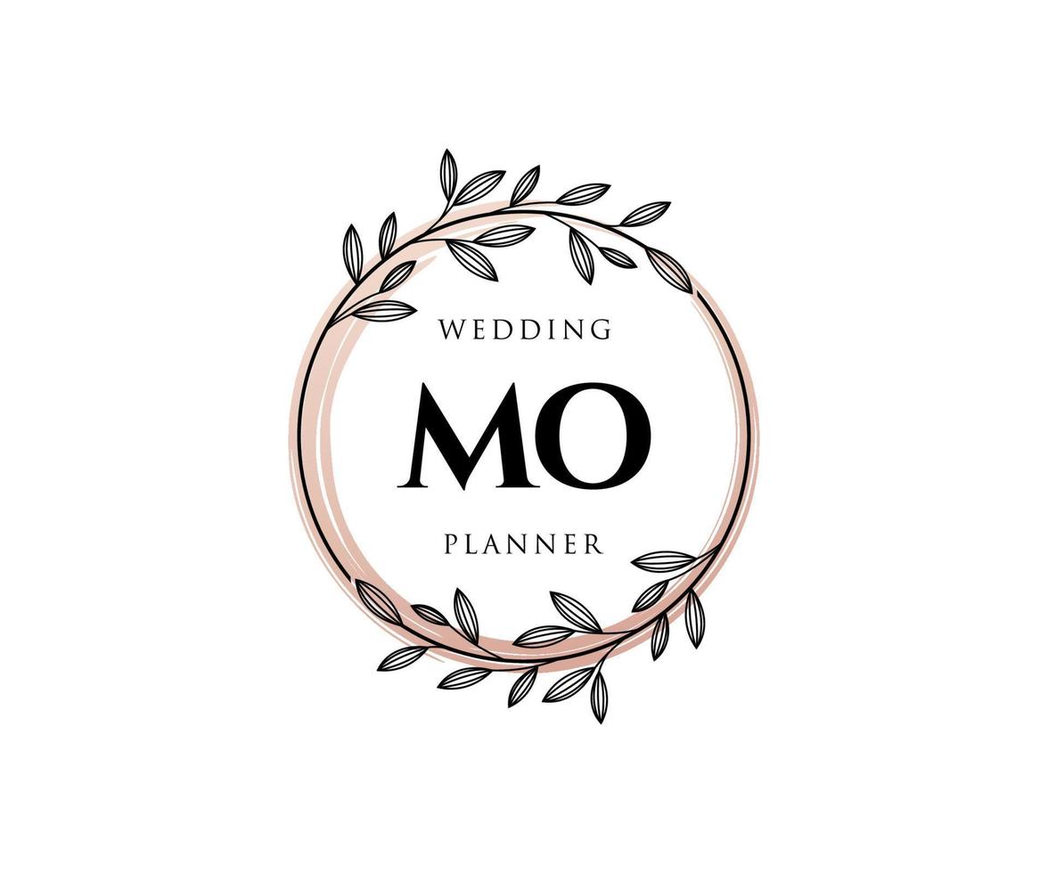 ma initialen brief bruiloft monogram logos verzameling, hand- getrokken modern minimalistisch en bloemen Sjablonen voor uitnodiging kaarten, opslaan de datum, elegant identiteit voor restaurant, boetiek, cafe in vector