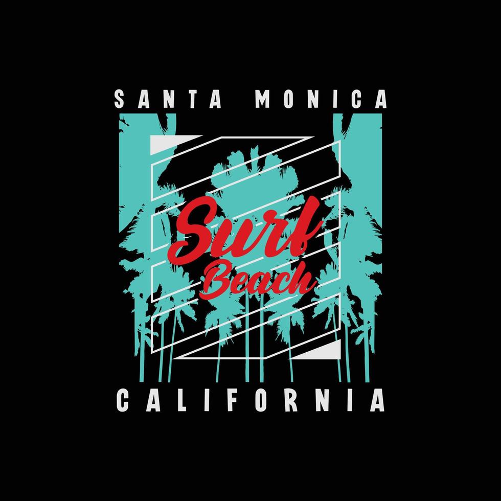 Californië illustratie typografie. perfect voor het ontwerpen van een t-shirt vector