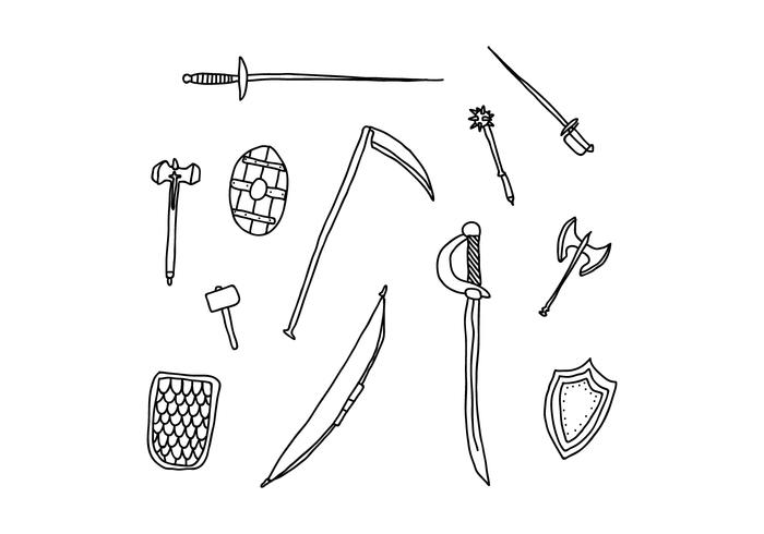 Armory Doodles vector