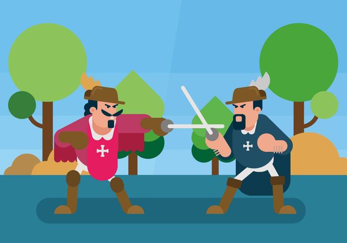 Musketeer Illustratie vector