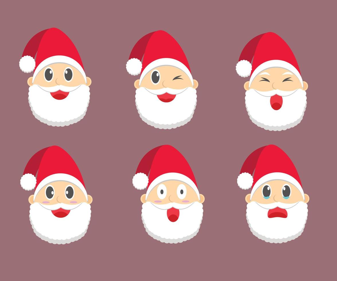 de kerstman claus illustratie geschikt voor inhoud Aan sociaal media rekeningen vector