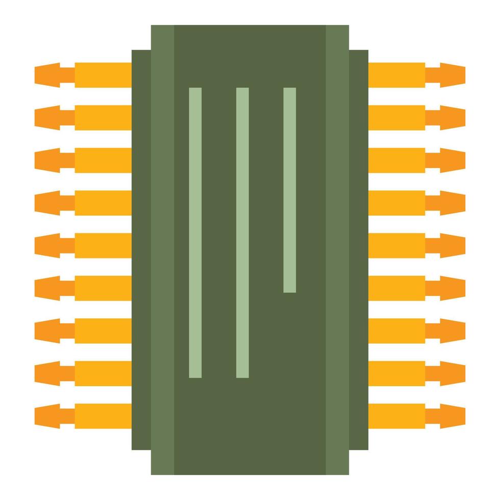 transistor icoon, tekenfilm stijl vector