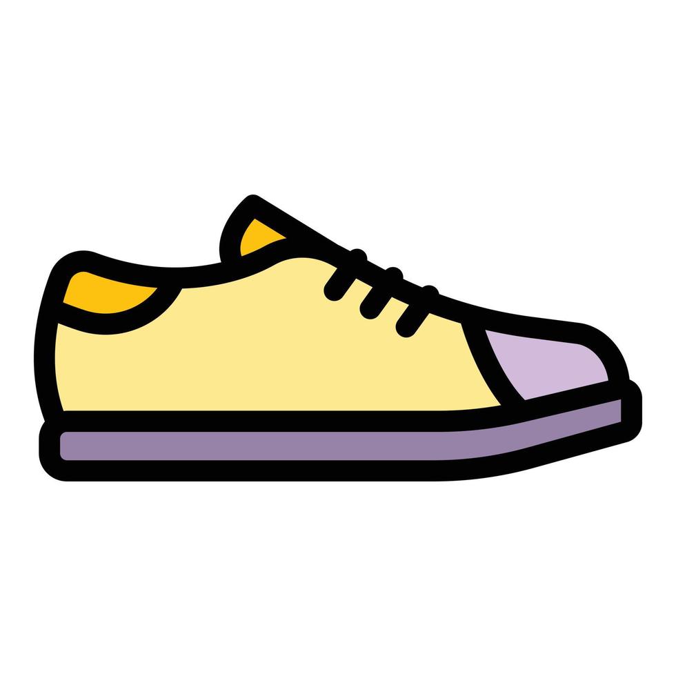 sport schoenen icoon kleur schets vector