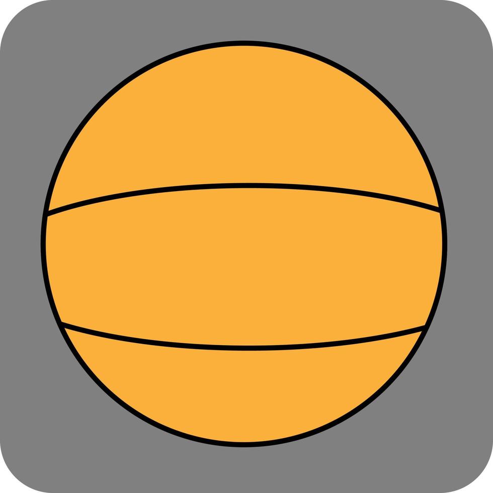 basketbal bal, icoon, vector Aan wit achtergrond.