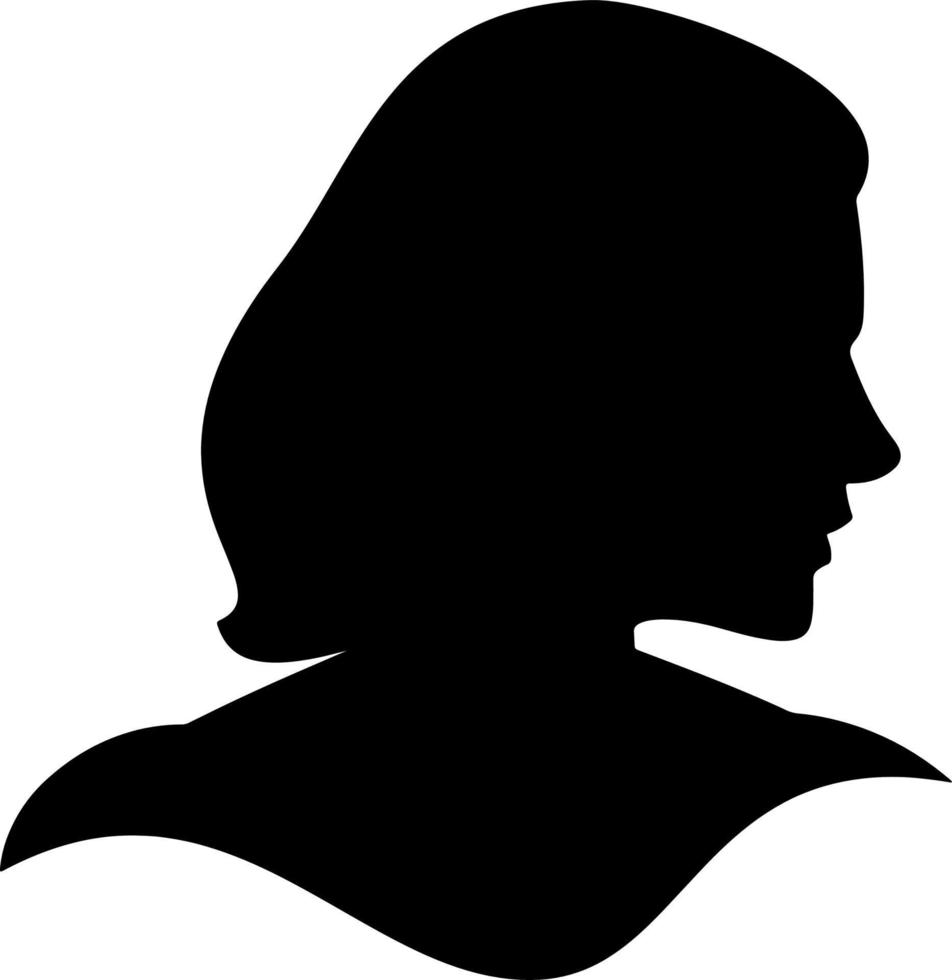 silhouet vrouw vector voor websites, afdrukken, grafiek ontwerp