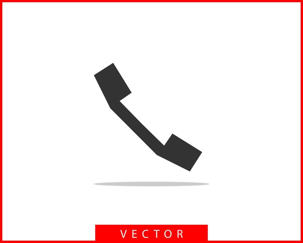 telefoon icoon vector illustratie. telefoontje centrum app. telefoon pictogrammen modieus vlak stijl. contact ons lijn silhouet.