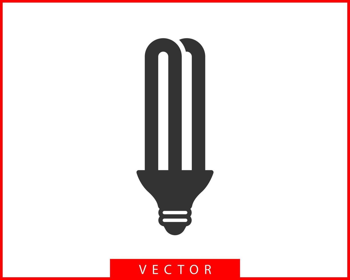 licht lamp icoon vector. gloeilamp idee logo concept. lamp elektriciteit pictogrammen web ontwerp element. LED lichten geïsoleerd silhouet. vector