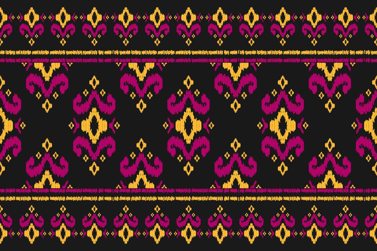 mooi tapijt ikat kunst. meetkundig etnisch naadloos patroon in stam. Amerikaans, Mexicaans stijl. vector