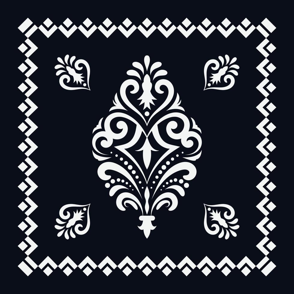 klassiek oud damast naadloos patroon ornament Koninklijk Victoriaans luxe patroon vector