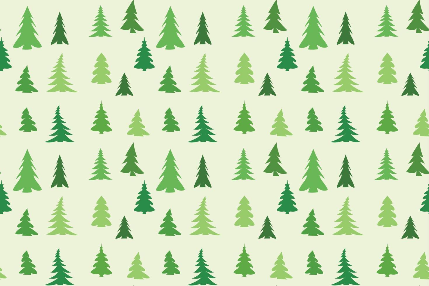 Kerstmis naadloos patroon, licht groen achtergrond. groen Spar, net bomen. vector illustratie.