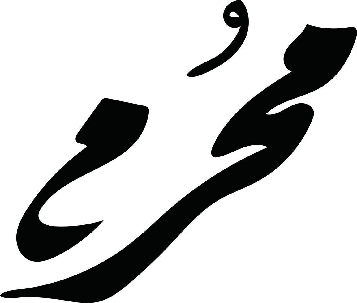 muhram titel Islamitisch Urdu Arabisch schoonschrift vrij vector