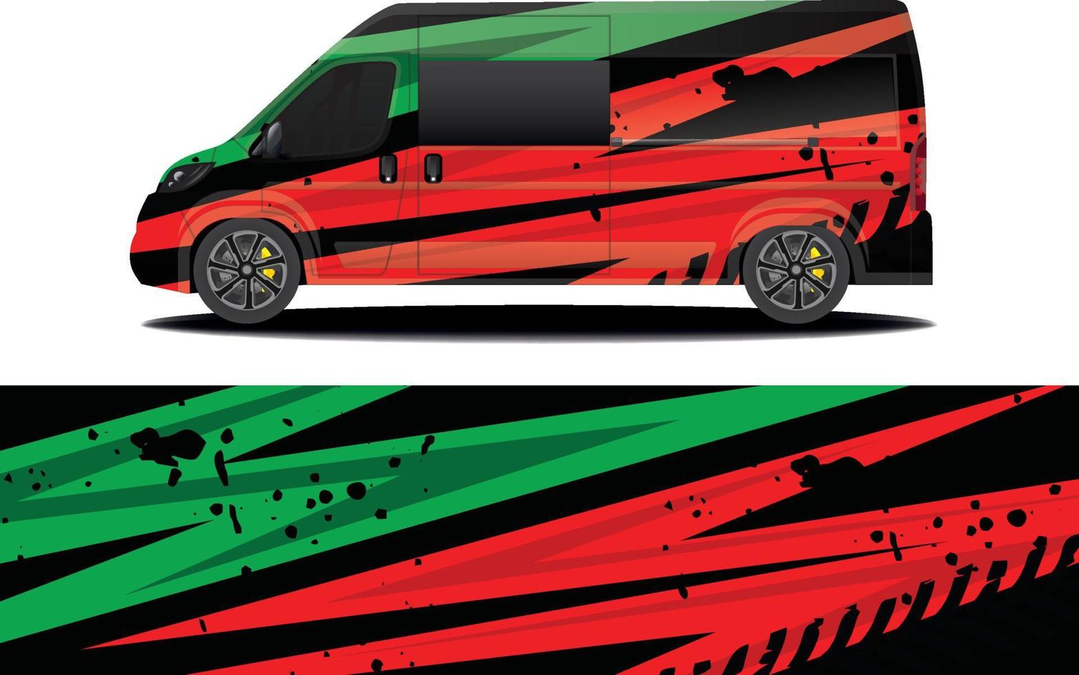kleurstelling sticker sticker ontwerpen voor ras auto's, rally, bussen, boten, camping voertuigen en meer vector