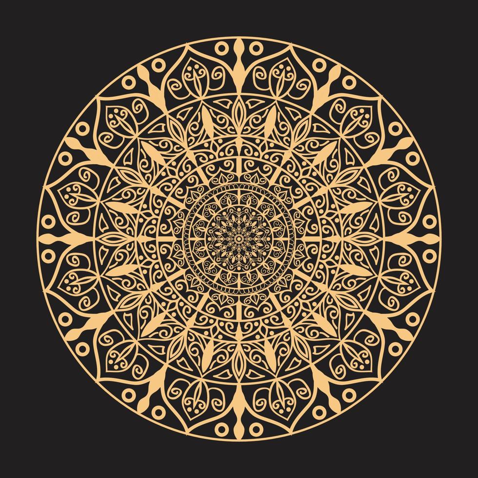 mandala ontwerp decoratief patroon decoratie sneeuwvlok vector