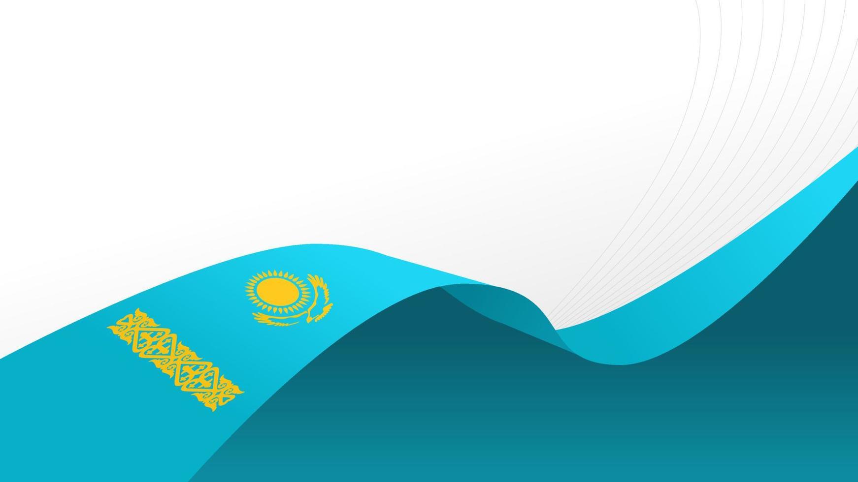 Kazachstan nationaal dag viering achtergrond. vector