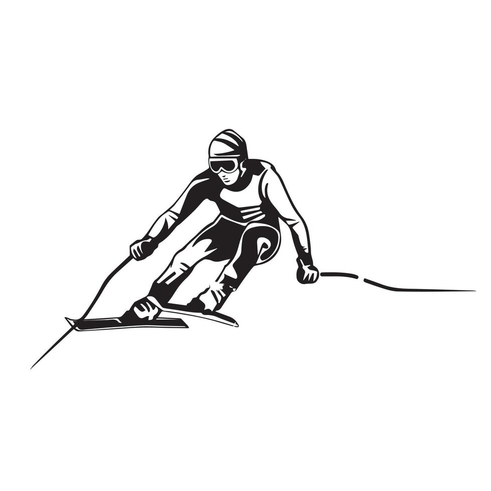 persoon rijden snowboarden. snowboarder in actie vector illustratie. extreem winter sport. snowboarden embleem. sport club logo. snowboarden apparatuur.