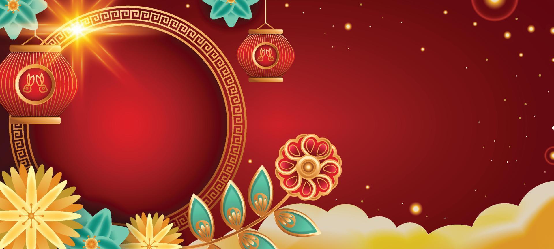 gelukkig chinees nieuwjaar achtergrond vector