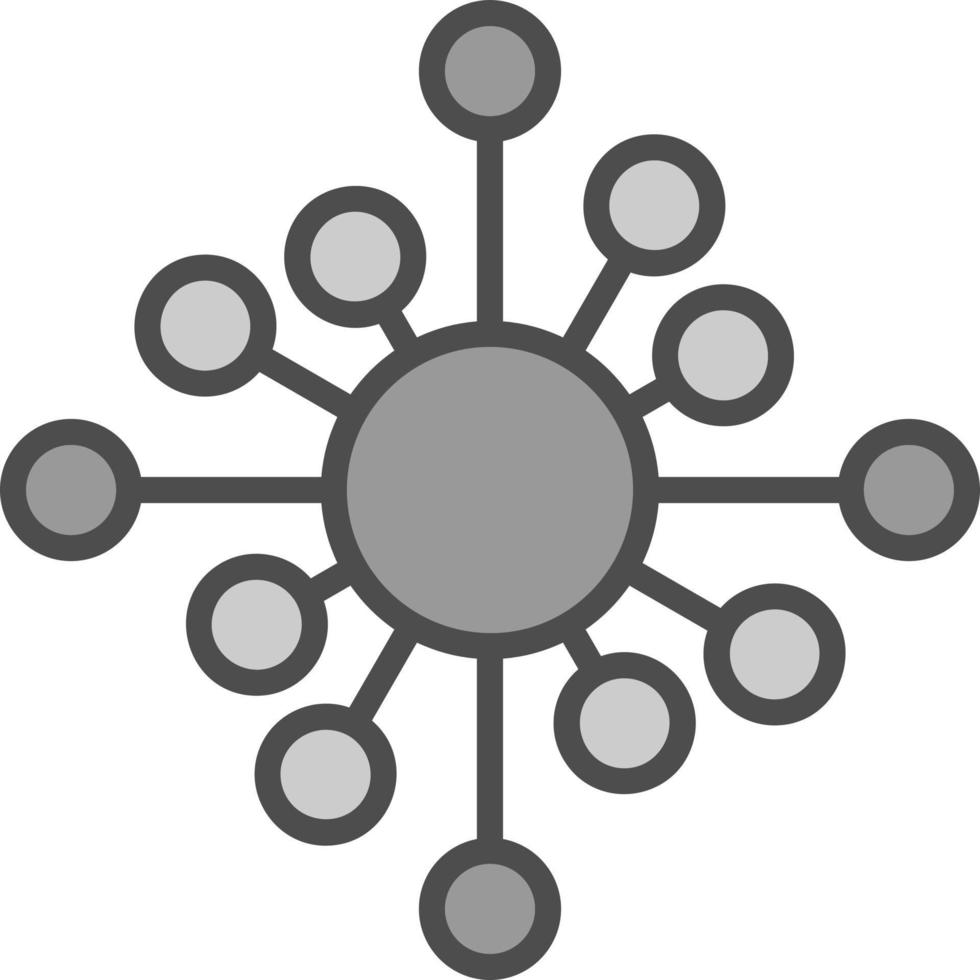 biologisch netwerk vector icoon ontwerp