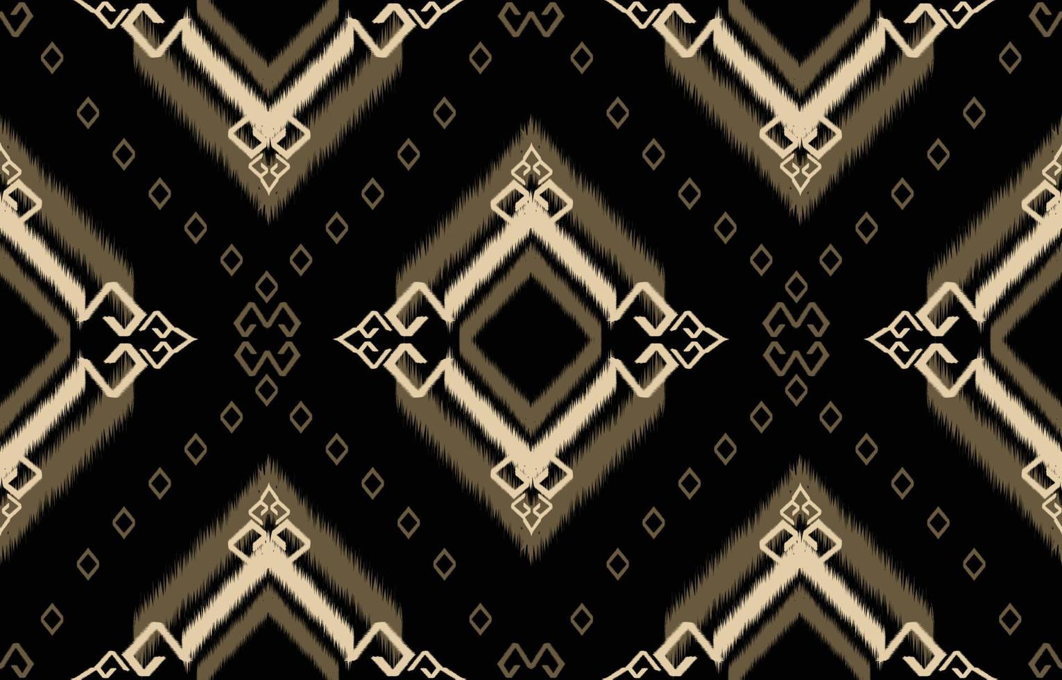 ikat patroon ontwerp.etnisch ikat patroon oosters Afrikaanse Amerikaans Mexicaans aztec motief textiel en Boheems vector. ontwerp voor achtergrond, behang, tapijt afdrukken, kleding stof, batik .vector ikat patroon. vector