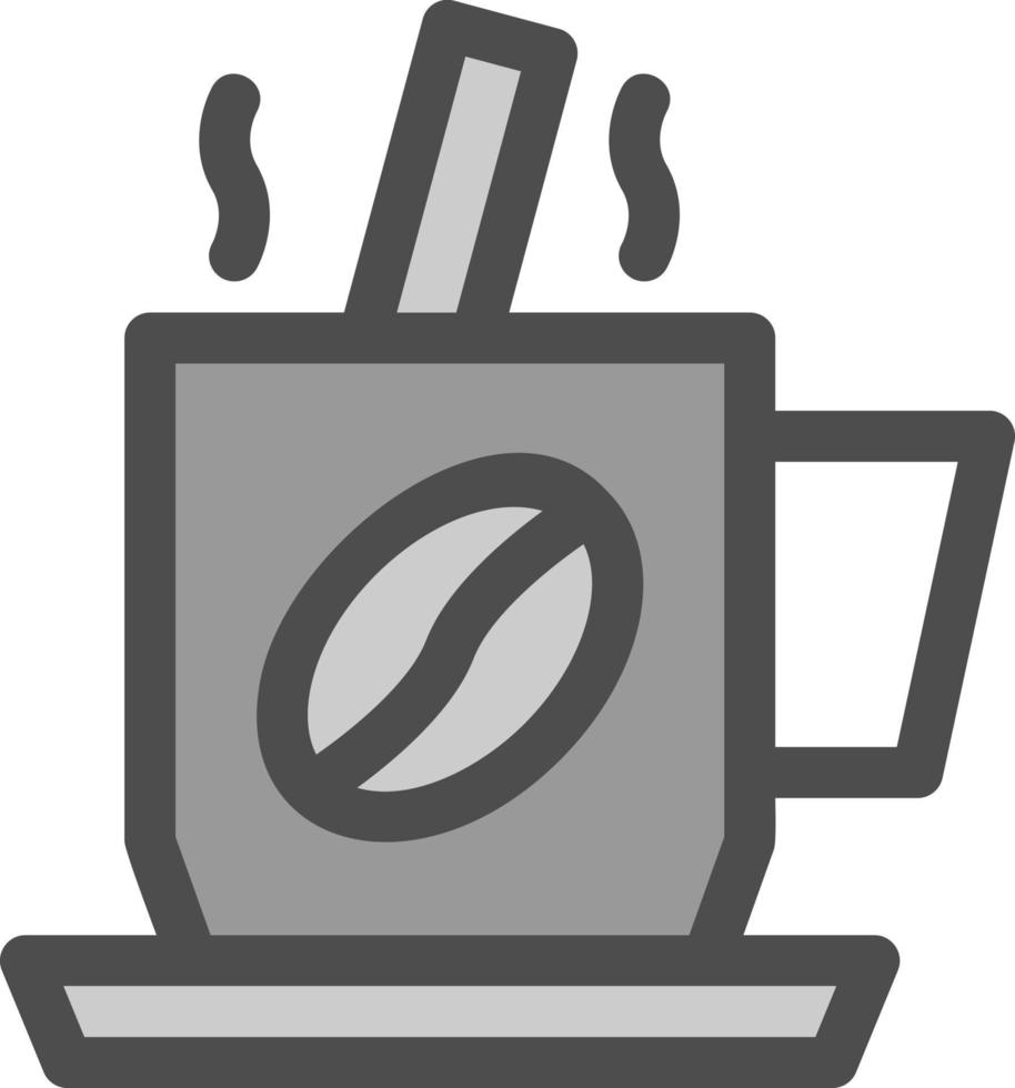 koffie menging vector icoon ontwerp