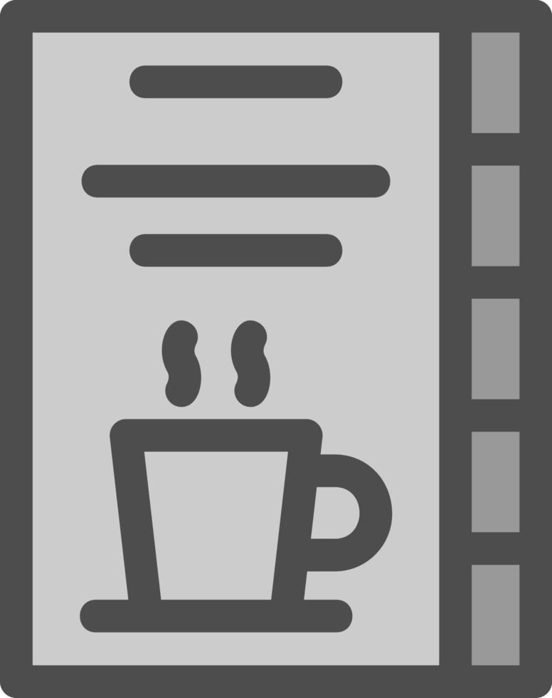 koffie kaart vector icoon ontwerp