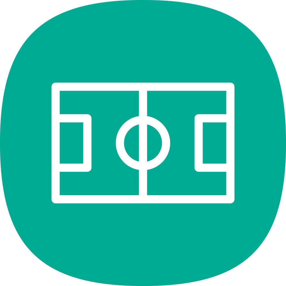 Amerikaans voetbal veld- vector icoon ontwerp