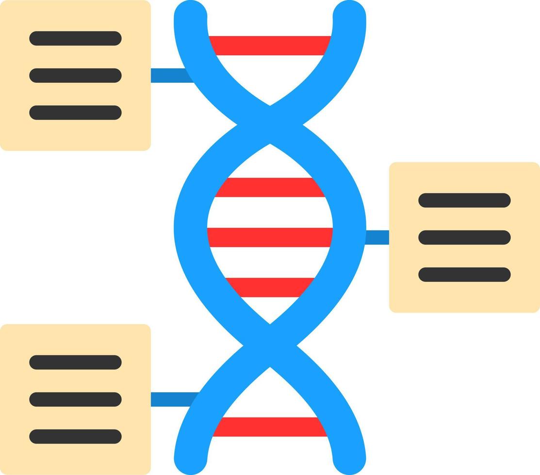 functioneel genomics vector icoon ontwerp