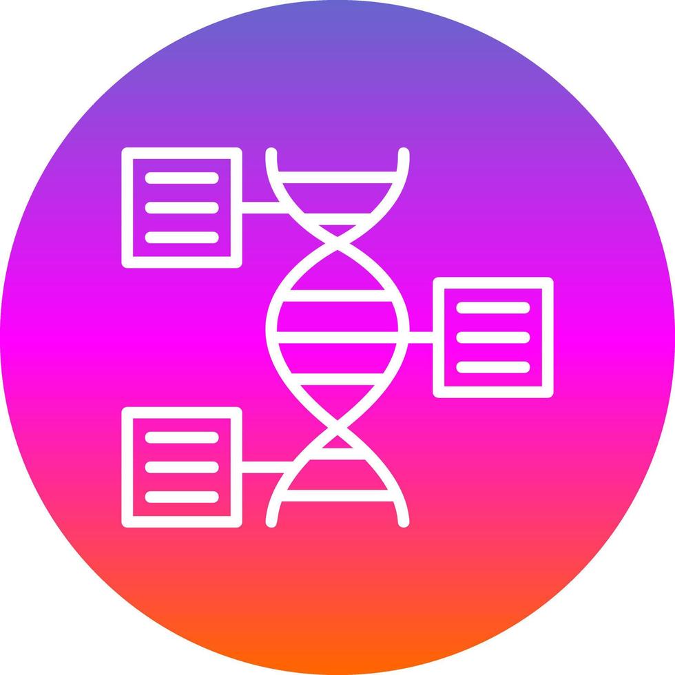 functioneel genomics vector icoon ontwerp