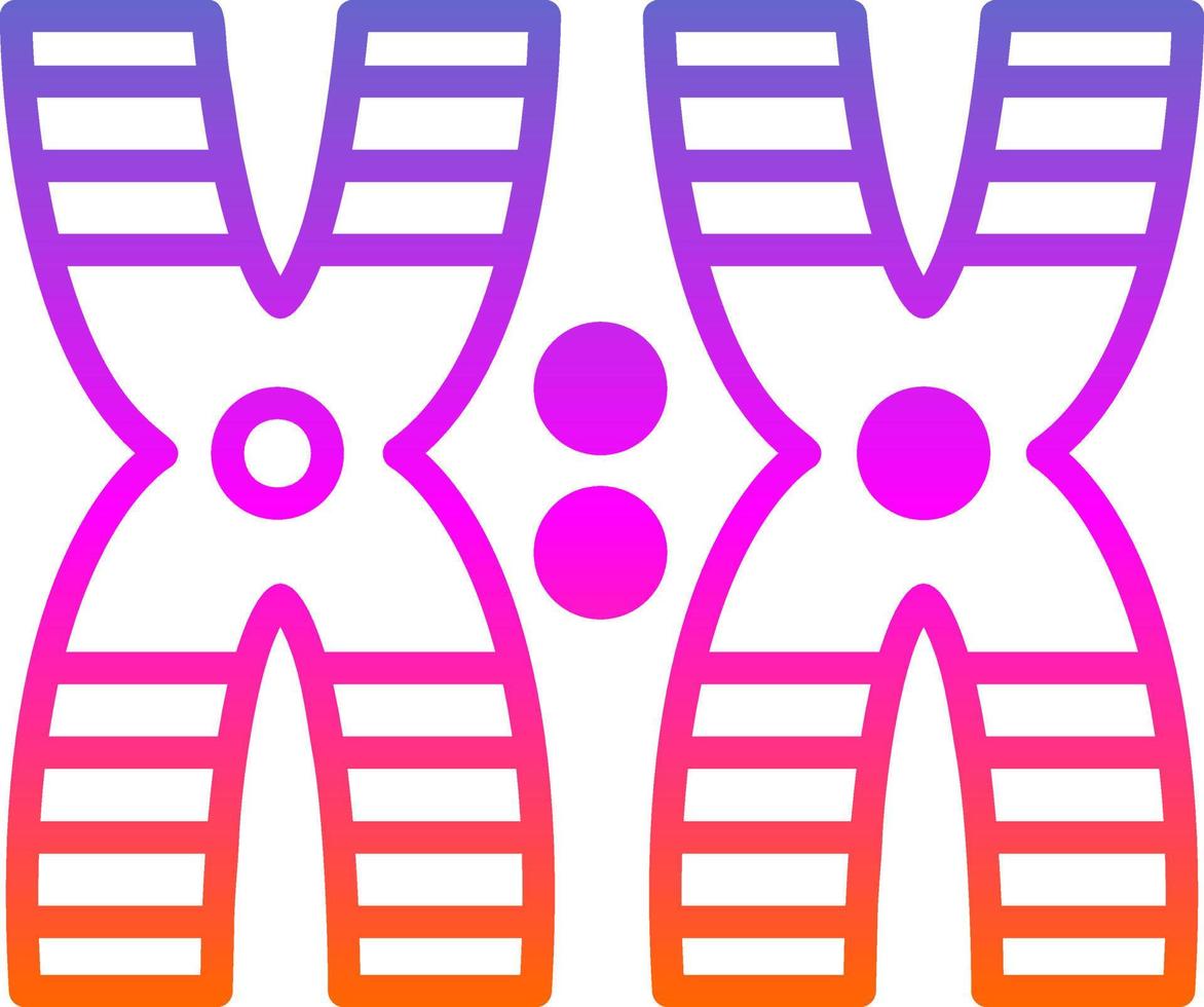 chromosoom vector icoon ontwerp