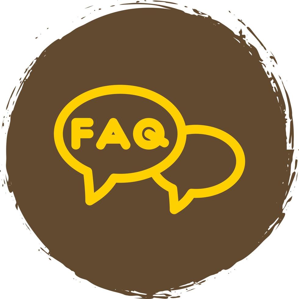 FAQ vector icoon ontwerp