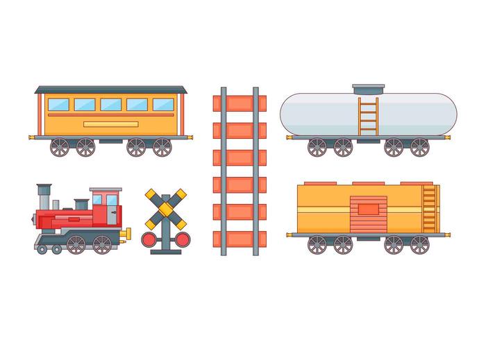 Gratis Unique Train Set Vectors