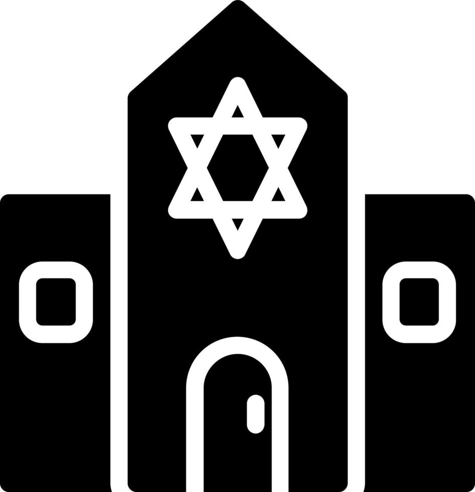 synagoge vector icoon ontwerp