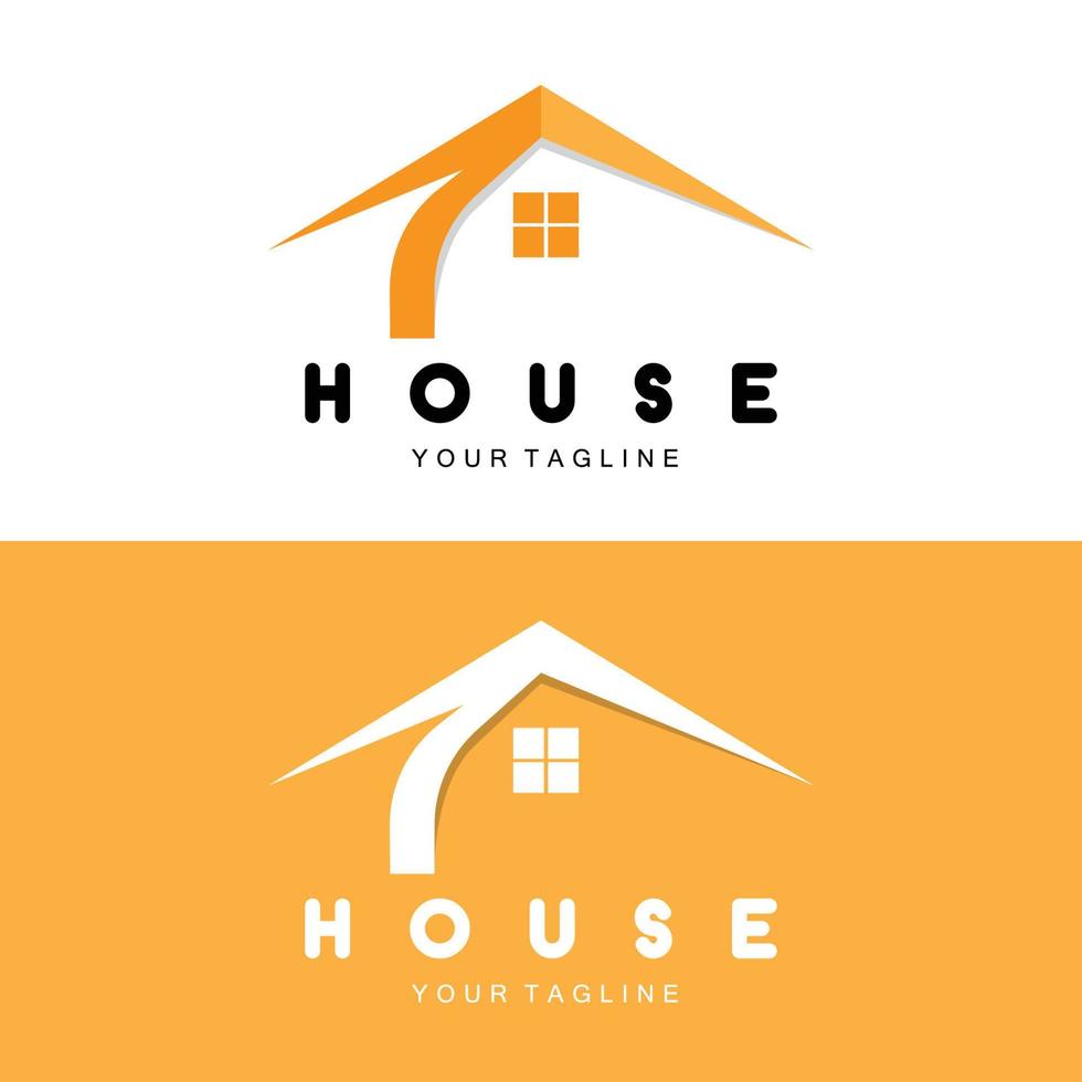 huis ontwerp logo, gebouw logo, eigendom en bouw bedrijf icoon vector