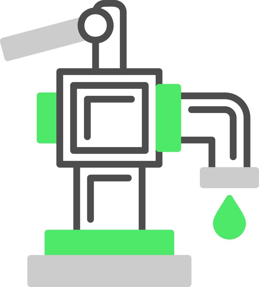 hand- pomp creatief icoon ontwerp vector