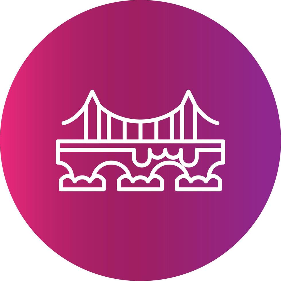 brug creatief icoon ontwerp vector