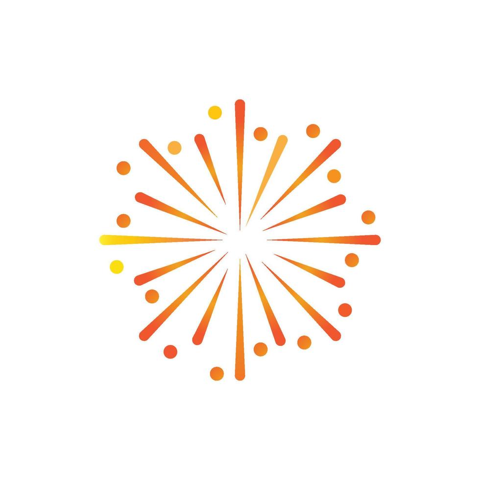 vuurwerk logo vector