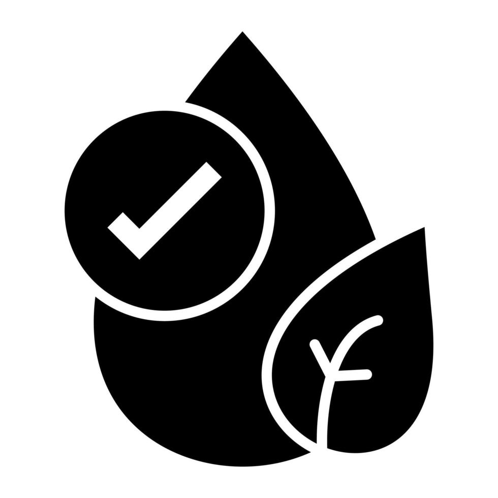 hypoallergeen glyph icoon vector