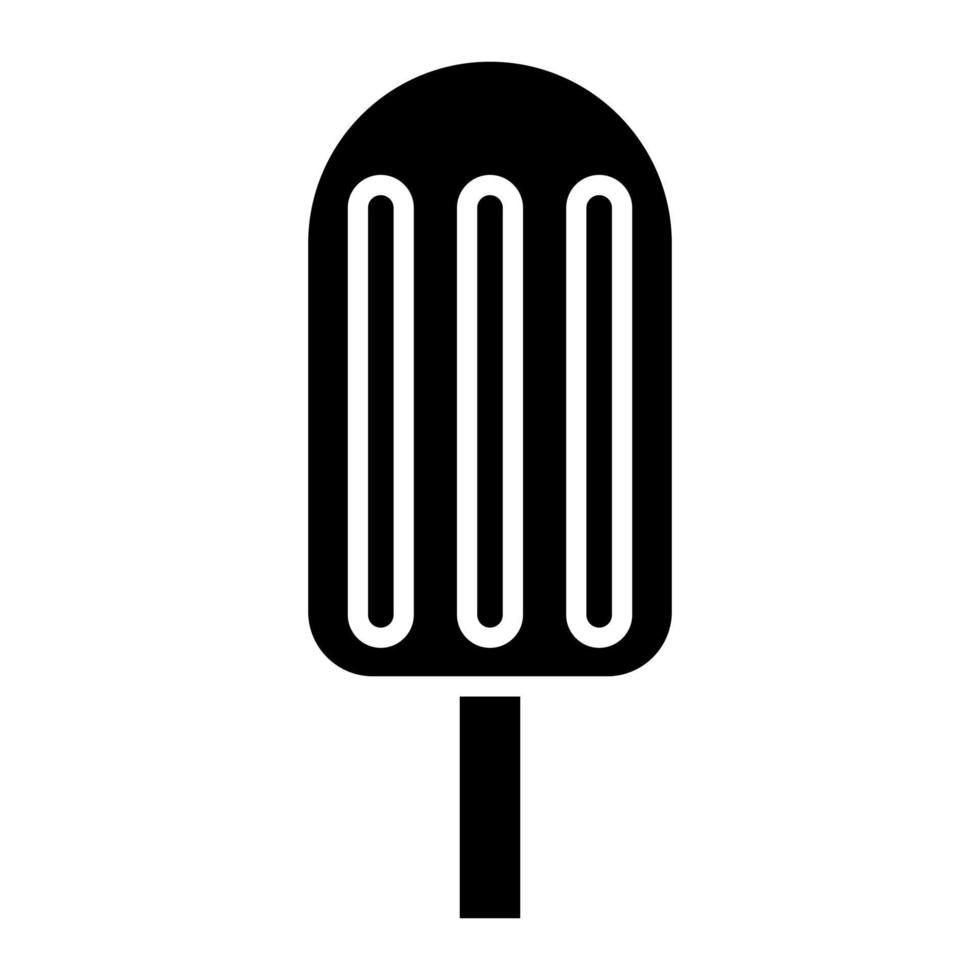 ijs lolly glyph icoon vector