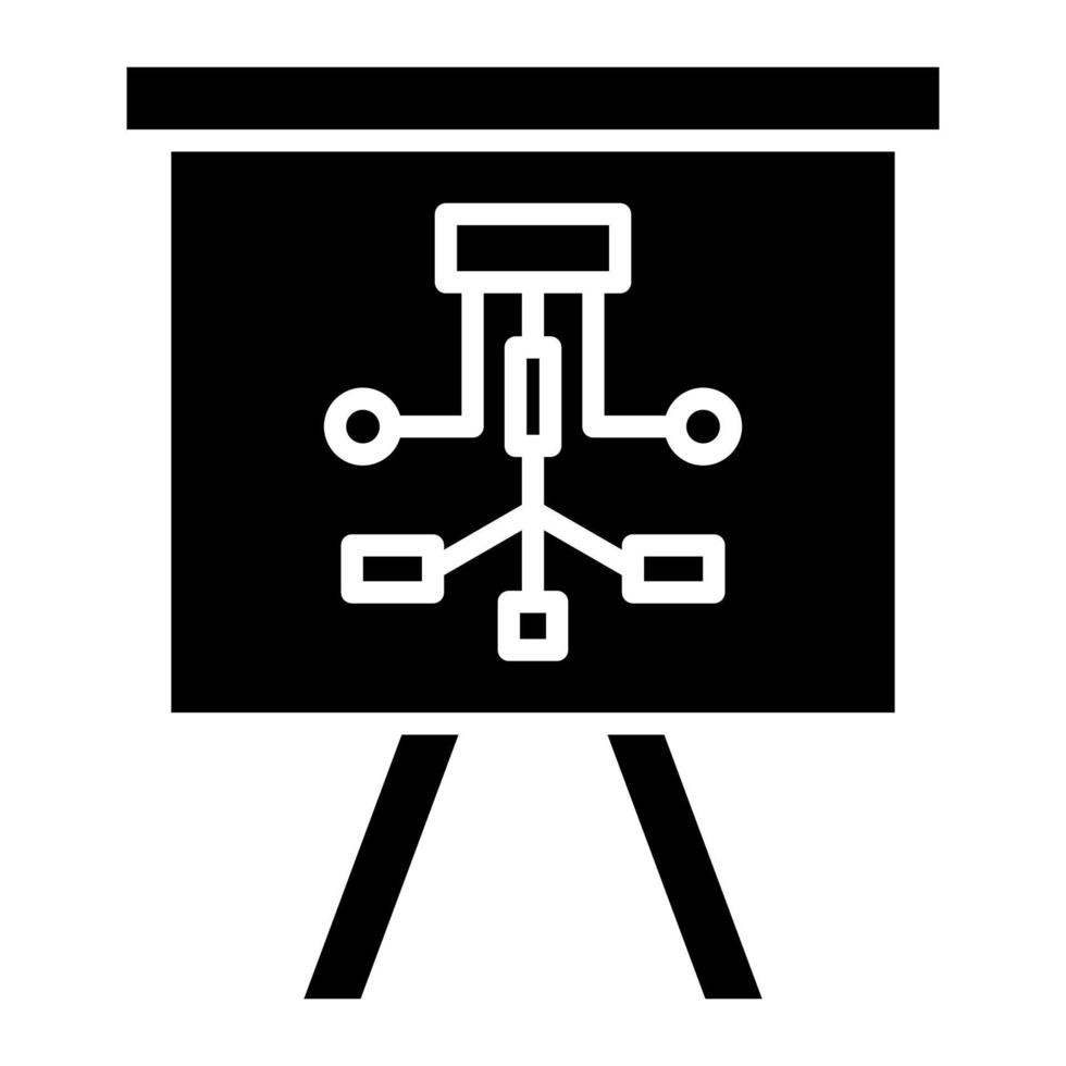 strategie glyph-pictogram vector