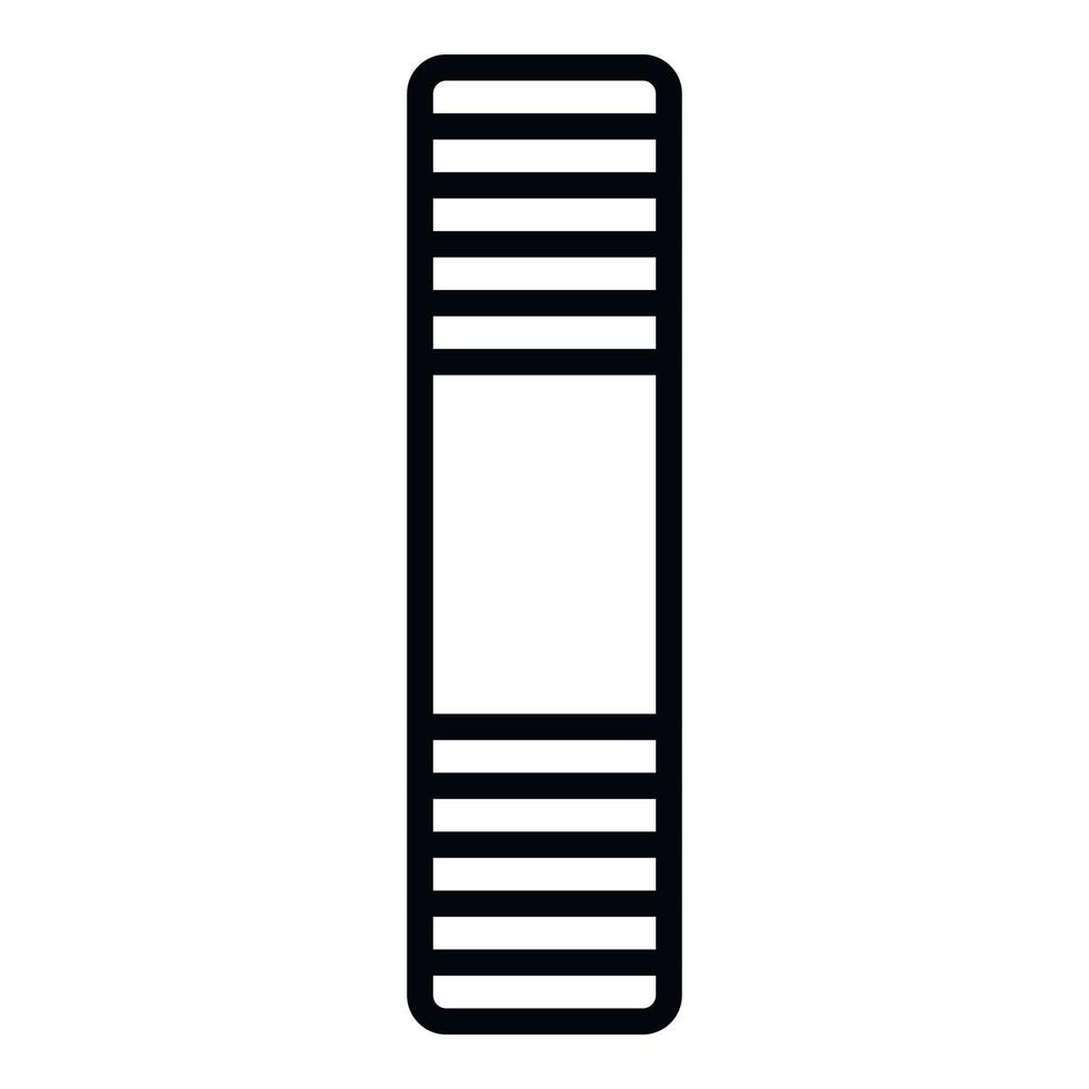 staal stud icoon, schets stijl vector