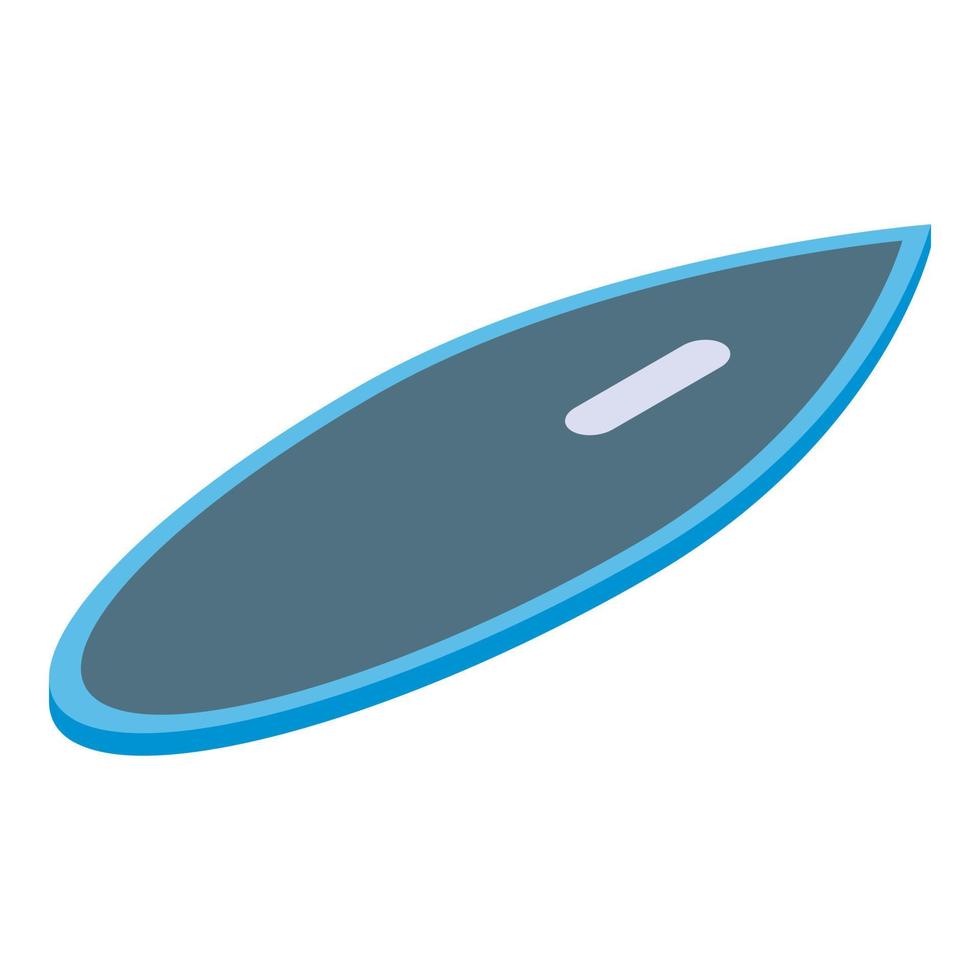 water surfboard icoon, isometrische stijl vector