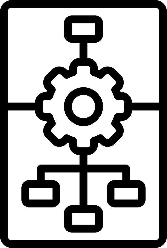 lijn icoon voor beginsel vector