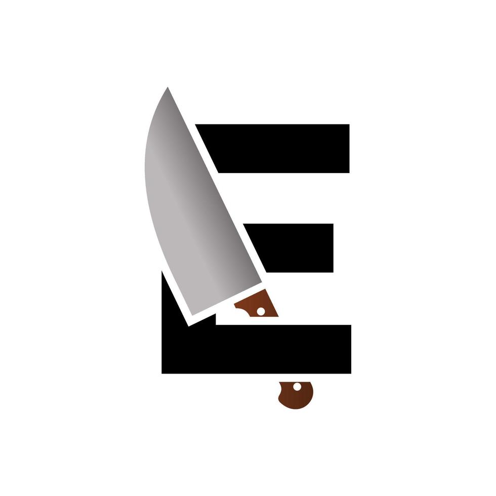 eerste mes e logo vector